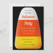 Candy Corn Kids Halloween-Party Einladung (Vorderseite)