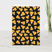 Candy Corn Kisses Halloween Holiday Card Karte (Rückseite)