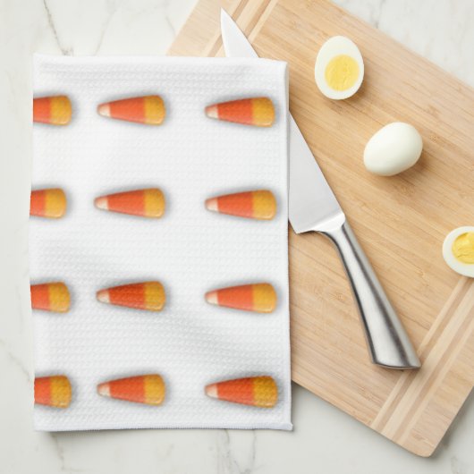 Candy Corn Kitchen Handtuch (Viertel Falte)