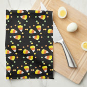 Candy Corn Kitchen Handtuch (Viertel Falte)