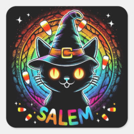 Candy corn Kitty Aufkleber