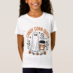 Candy Corn Königin Geist Design T-Shirt