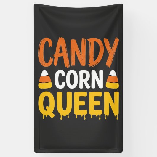 Candy Corn Königin Halloween Grafik_1 Banner (Vertikal)