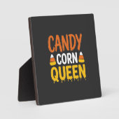 Candy Corn Königin Halloween Grafik_1 Fotoplatte (Vorderseite)