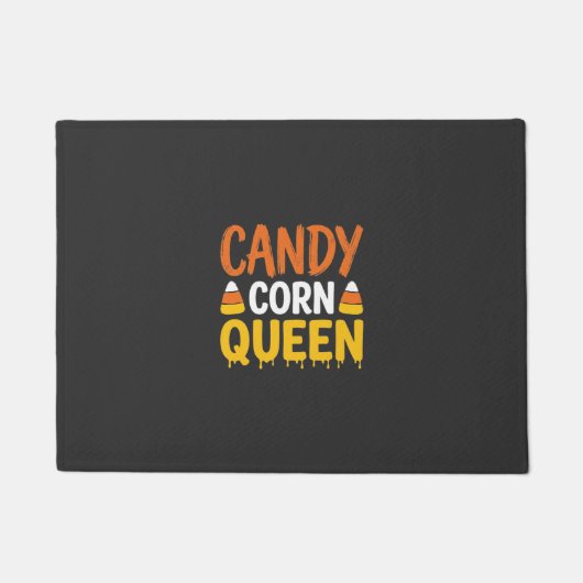 Candy Corn Königin Halloween Grafik_1 Fußmatte (Vorderseite)