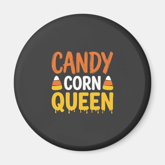 Candy Corn Königin Halloween Grafik_1 Magnet (Vorne)