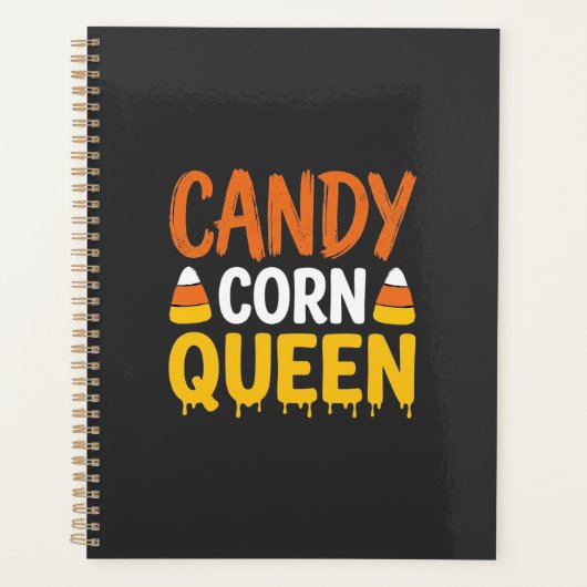 Candy Corn Königin Halloween Grafik_1 Planer (Vorderseite)