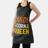 Candy Corn Königin Halloween Grafik_1 Schürze (InSitu)