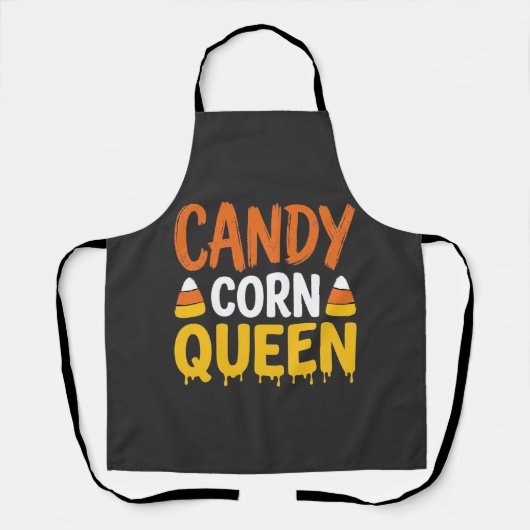 Candy Corn Königin Halloween Grafik_1 Schürze (Vorderseite)