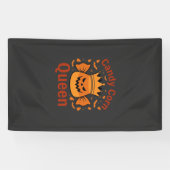 Candy Corn Königin Halloween-Krone Fledermäuse_1 Banner (Horizontal)