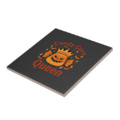 Candy Corn Königin Halloween-Krone Fledermäuse_1 Fliese (Seite)