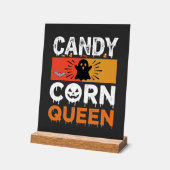 Candy Corn Königin Halloween SVG Design Acrylschild (Winkel)