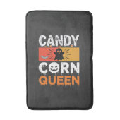 Candy Corn Königin Halloween SVG Design Badematte (Vorderseite Vertikal)
