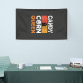 Candy Corn Königin Halloween SVG Design Banner (Messeveranstaltung)