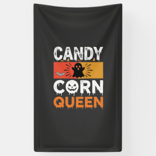 Candy Corn Königin Halloween SVG Design Banner