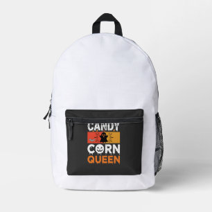 Candy Corn Königin Halloween SVG Design Bedruckter Rucksack