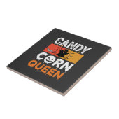 Candy Corn Königin Halloween SVG Design Fliese (Seite)