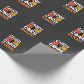 Candy Corn Königin Halloween SVG Design Geschenkpapier (Ecke)
