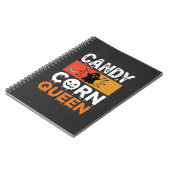 Candy Corn Königin Halloween SVG Design Notizblock (Linke Seite)