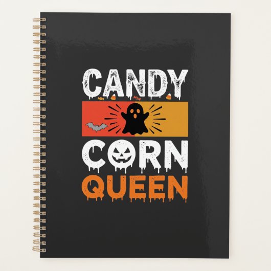 Candy Corn Königin Halloween SVG Design Planer (Vorderseite)