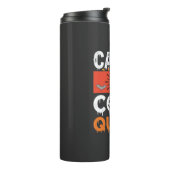 Candy Corn Königin Halloween SVG Design Thermosbecher (Nach links gedreht)