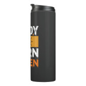 Candy Corn Königin Halloween SVG Design Thermosbecher (Nach rechts gedreht)