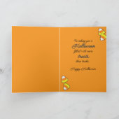 Candy Corn Leckereien Halloween Karte (Innenseite)