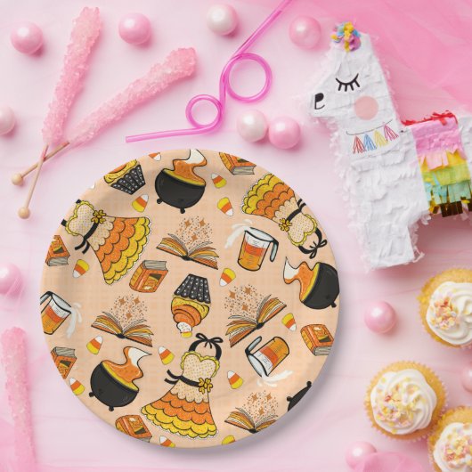 Candy Corn Magic Halloween Papierplatte Pappteller (Party)
