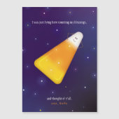 Candy Corn Magnetkarte (Vorderseite)