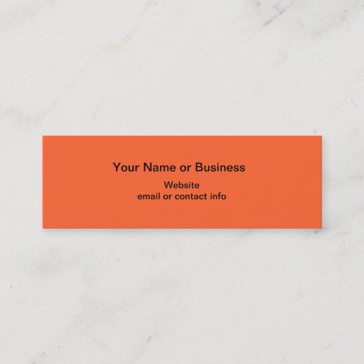 Candy Corn Mini Lesezeichen Business Card Mini Visitenkarte (Vorderseite)