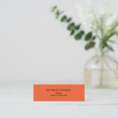 Candy Corn Mini Lesezeichen Business Card Visitenkarte (Stehend Vorderseite)