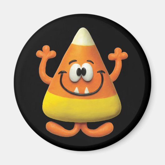 Candy Corn Monster Magnet (Vorne)