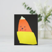 Candy Corn Monster Postkarte (Stehend Vorderseite)