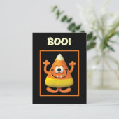 Candy Corn Monster Postkarte (Stehend Vorderseite)