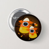 Candy Corn Monsters Button (Vorne & Hinten)