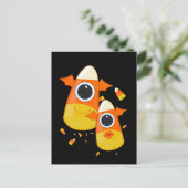 Candy Corn Monsters Postkarte (Stehend Vorderseite)