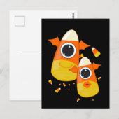 Candy Corn Monsters Postkarte (Vorne/Hinten)