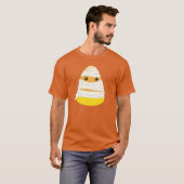 Candy Corn Mummy Costume Halloween Candy Corn T-Shirt (Vorne ganz)