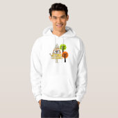 Candy Corn Mummy Halloween Hoodie (Vorne ganz)