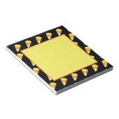 Candy Corn Notizblock (Gelb, Orange & Weiß) (angewinkelt)
