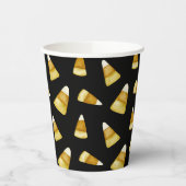 Candy Corn Oktober Halloween-Party Black Pappbecher (Links)