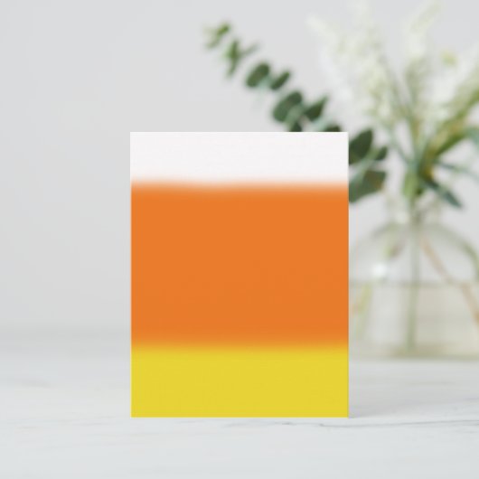 Candy Corn Ombre Postkarte (Stehend Vorderseite)