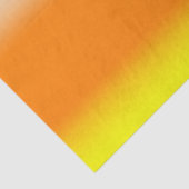 Candy Corn Ombre Weißes Orangengelbes Tissue Paper Seidenpapier (Ausschnitt)