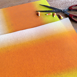 Candy Corn Ombre Weißes Orangengelbes Tissue Paper Seidenpapier