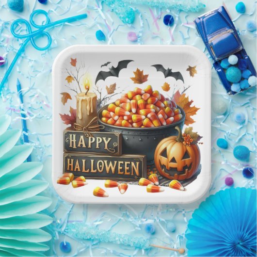 Candy Corn Pappteller (Party)