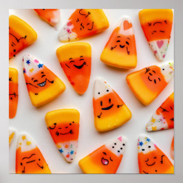 Candy Corn Parade Poster