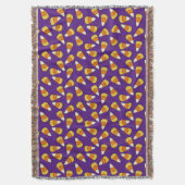 Candy Corn Pattern Decke (Vorderseite Vertikal)