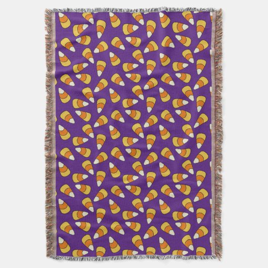 Candy Corn Pattern Decke (Vorderseite Vertikal)