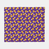 Candy Corn Pattern Fleecedecke (Vorderseite (Horizontal))