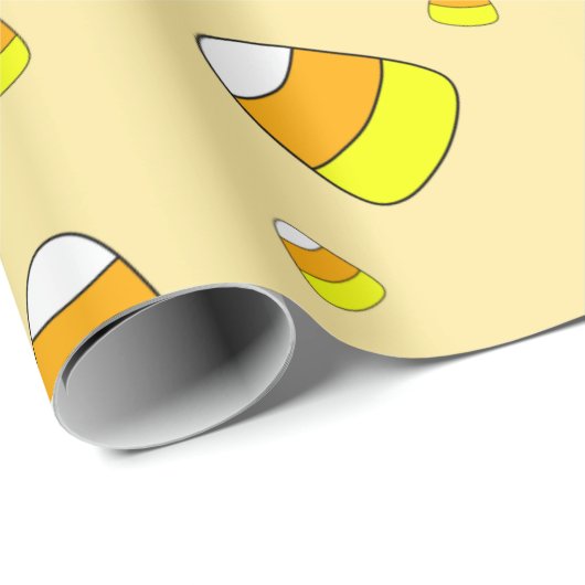 Candy Corn Pattern Halloween Geschenkpapier (Rolleneckpunkt)